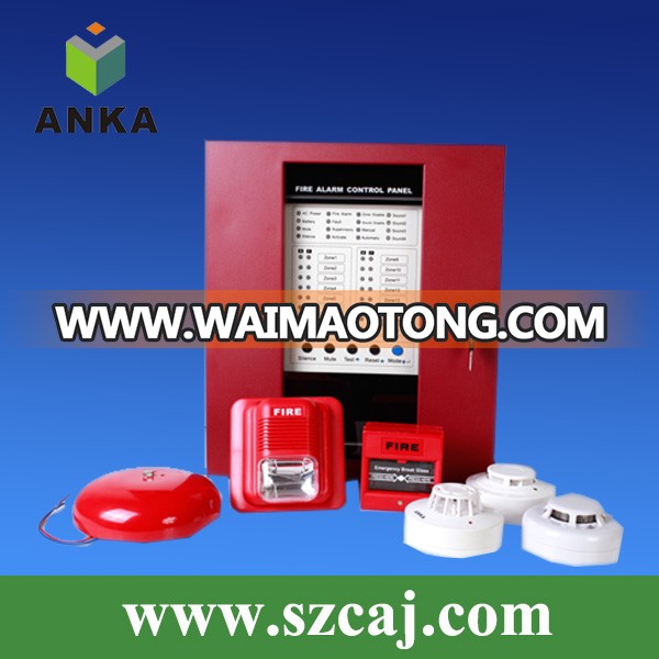 Professional 8 zones conventional ul listed fire alarm system panel